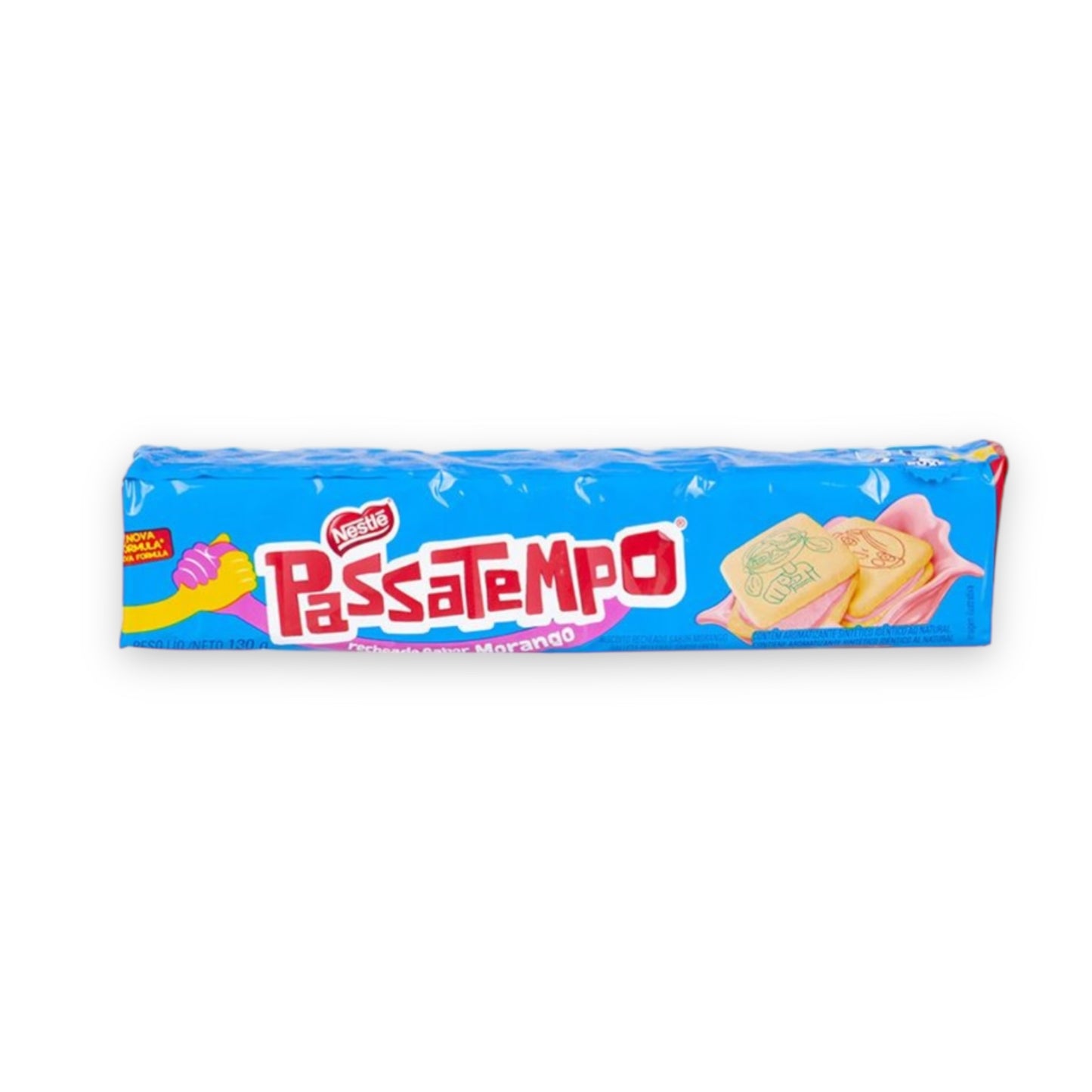 Erdbeer Doppelkeks Passatempo ,Recheado Morango NESTLE 130g