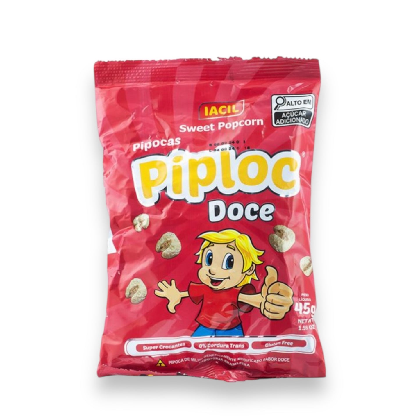 PIPLOC Süsses Popcorn - Pipoca Doce45g