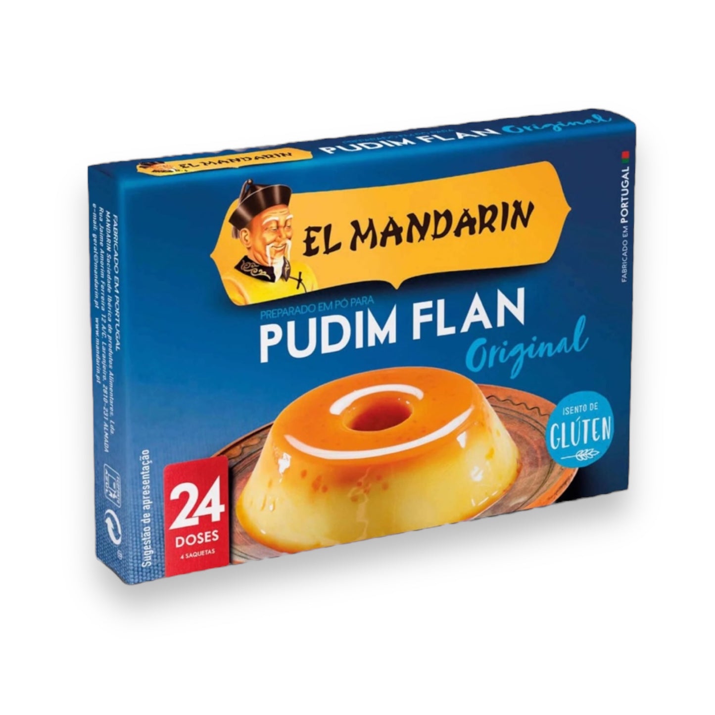 El Mandarin - Pudim Mandarim Flan 4x 4,8g (Pudding-Backmischung)