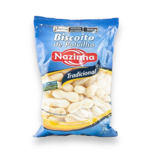 NAZINHA Maniok Chips - Biscoito de Polvilho Tradicional, 70g
