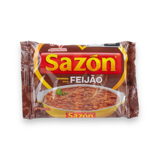 AJINOMOTO Braunes Würzsalz für Bohnen - Tempero Sazón Marrom para Feijão, 60g