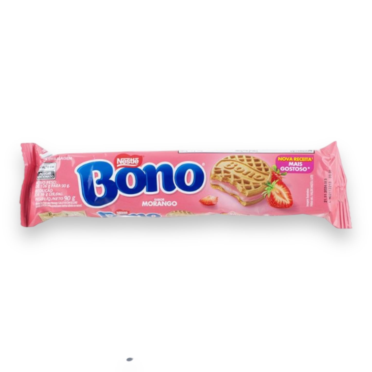 NESTLÉ Bono Erdbeer Doppelkeks - Recheado Morango, 90g