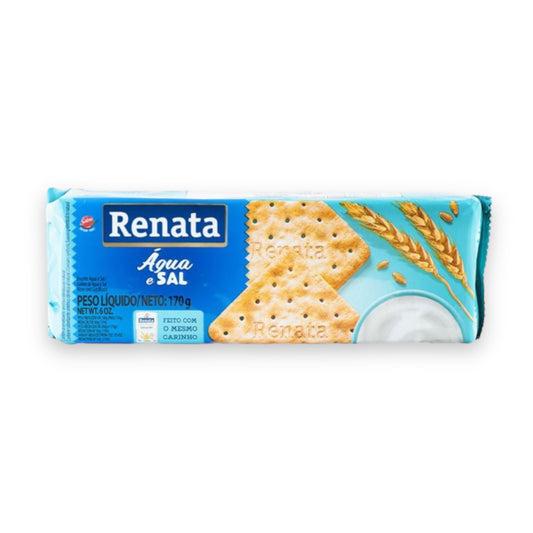 H esalzene Weizenkeks - Biscoito Água e Sal, RENATA 170g